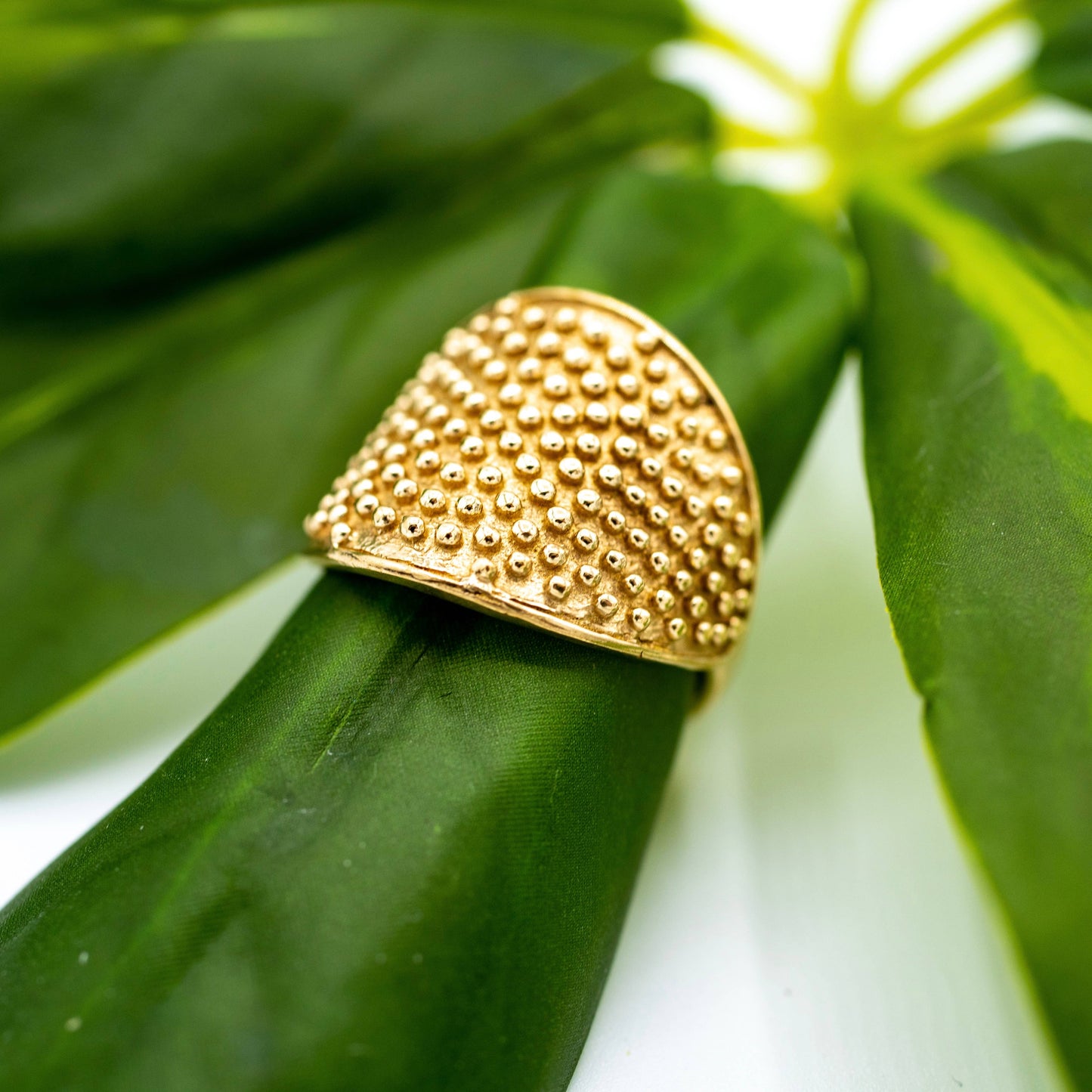 Brass Speckle Ring