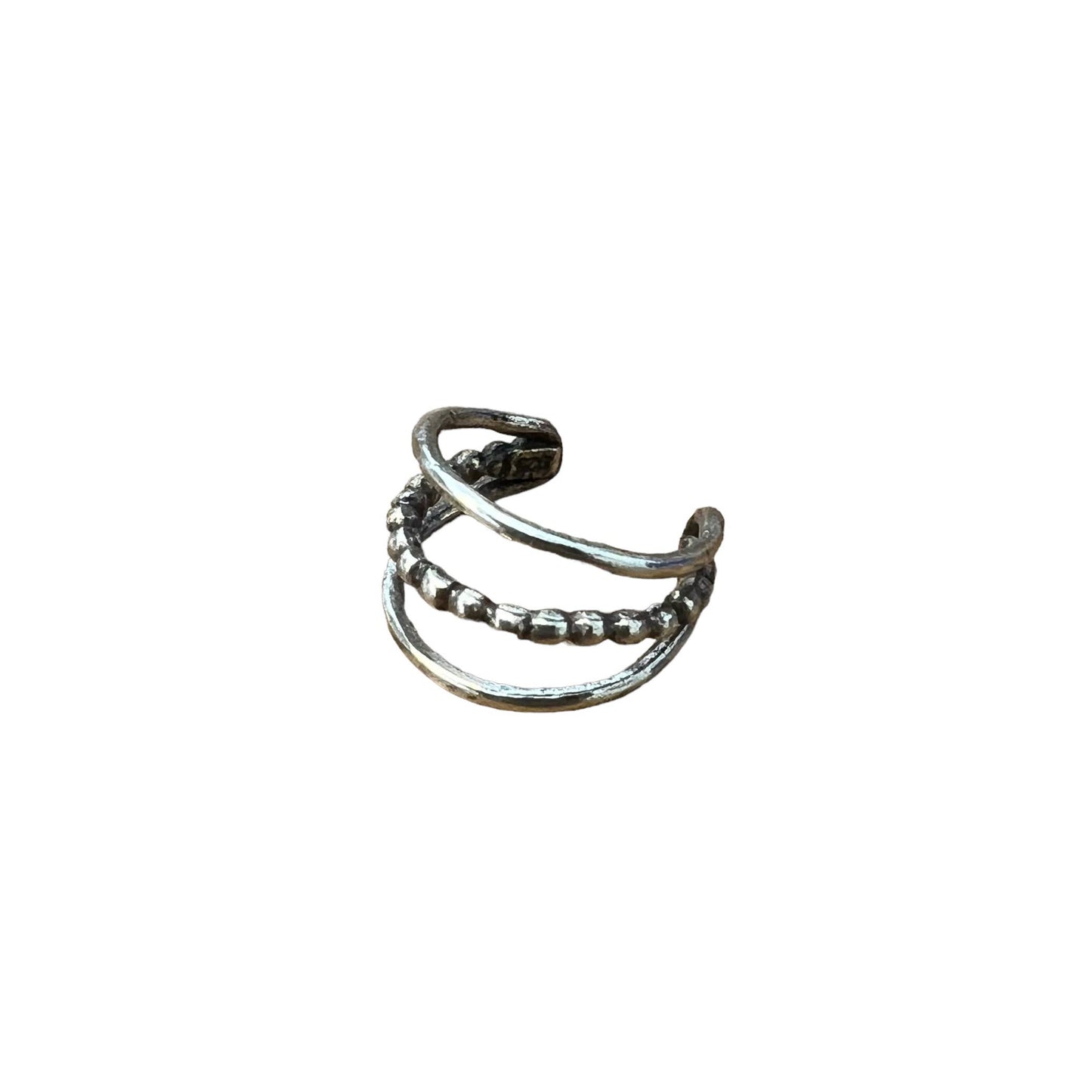 Decorated Three Bar Ear Cuff